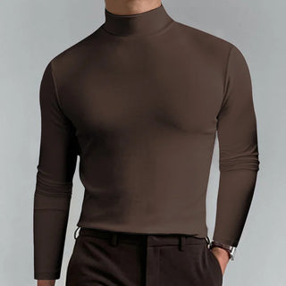 Ganti Slim Fit Turtleneck | Casual turtleneck with elastic long sleeves for men