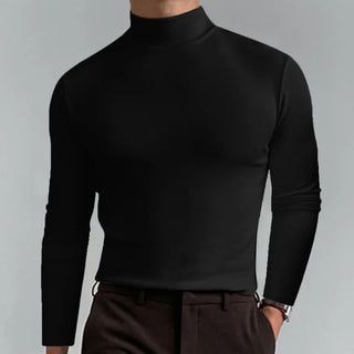 Ganti Slim Fit Turtleneck | Casual turtleneck with elastic long sleeves for men