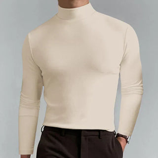 Ganti Slim Fit Turtleneck | Casual turtleneck with elastic long sleeves for men