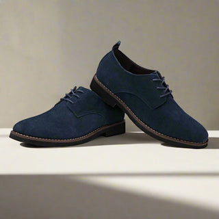 Floris Oxford Shoes | Formal Comfortable Suede Men's Shoes with Heel