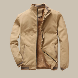 Ganti Fleece Windbreaker | Elegant Mid-layer Jacket with Fleece Lining for Men