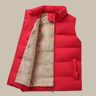 Ganti Bodywarmer | Luxury gilet with sherpa fleece lining for men