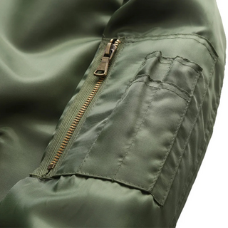 Ganti Flight Bomber | Stylish Quilted Men's Bomber Jacket with Zipper Closure