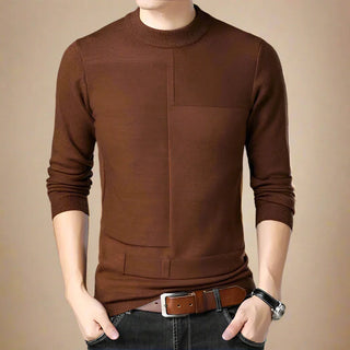 Turtleneck Sweater | Mens Business Casual Knitted Jumper