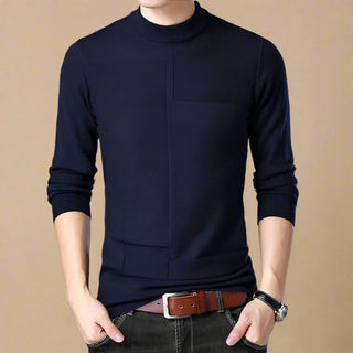 Turtleneck Sweater | Mens Business Casual Knitted Jumper