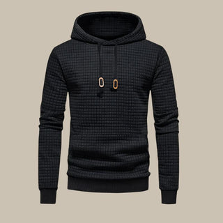 Hoodie | Casual Waffle Pattern Sweatshirt with Hood for Men