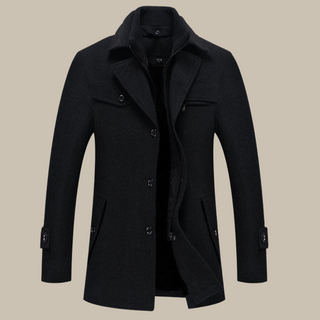 Ganti Coat | Classic Winter Coat with Collar for Men