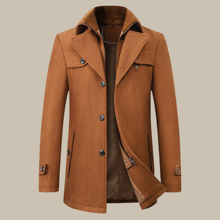 Ganti Coat | Classic Winter Coat with Collar for Men