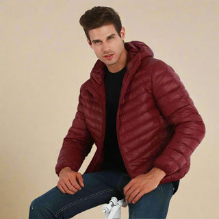 Ganti Down Jacket | Men's Smart Casual Premium Warm Down Jacket with Hood