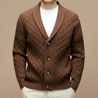 Ganti Cardigan | Men's Smart Casual Cable Knit Cardigan with Buttons