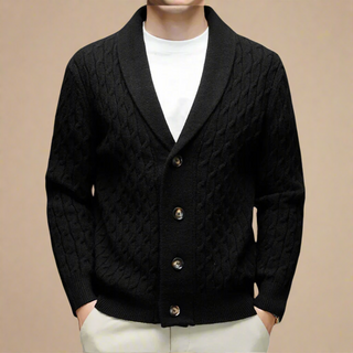 Ganti Cardigan | Men's Smart Casual Cable Knit Cardigan with Buttons