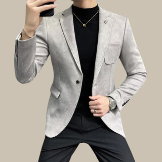 Ganti Velvet Blazer Men | Premium Italian Slim Fit Velvet Blazer