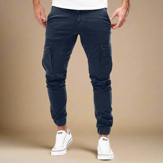 Ganti Cargo Trousers | Casual Multi-Pocket Slim-Fit Cargo Trousers for Men