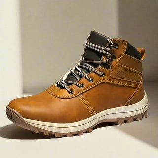 Outdoor Hiking Shoes | Comfortable Waterproof Walking Shoes for Men with Fleece Lining