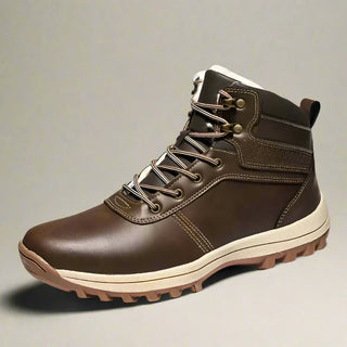Outdoor Hiking Shoes | Comfortable Waterproof Walking Shoes for Men with Fleece Lining