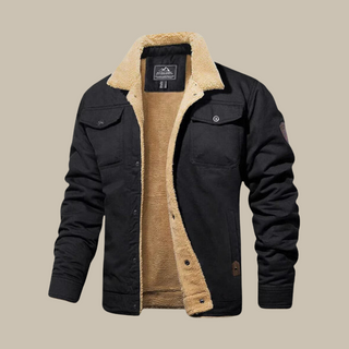 Ganti Bomber Jacket | Corduroy bomber jacket with sherpa collar for men