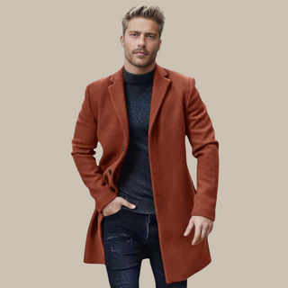 Ganti Long Jacket | Long wool city jacket for men