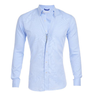 Ganti Basic Shirt | Men's Premium Stretch Long-Sleeve Shirt with zipper and buttons