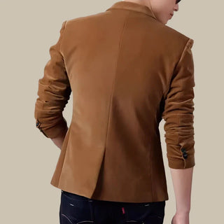 Brunello Blazer | Casual Italian velvet stylish Slim-Fit Jacket for men