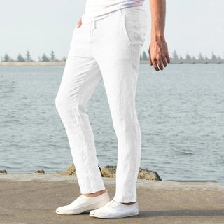 Dan Pants | Casual loose-fitting linen-look trousers for men