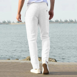 Dan Pants | Casual loose-fitting linen-look trousers for men