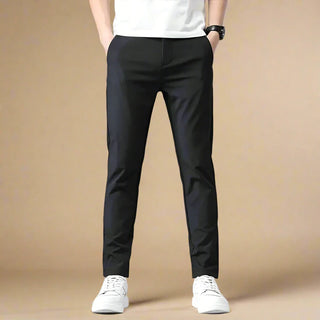 Technical Trousers | Business casual smart stretch trousers for men | Slim fit