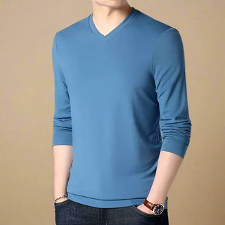 V-neck Jumper | Business Casual Knitted Smart Sweater for Men