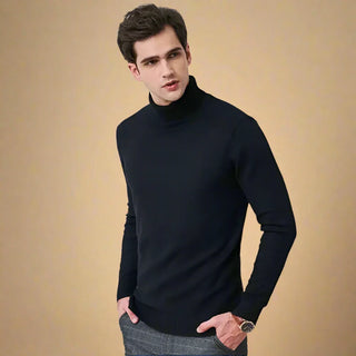 Turtleneck Sweater | Mens Business Casual Knitted Jumper