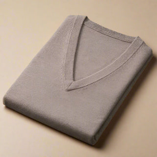 V-neck Jumper | Business Casual Smart V-neck Sweater for Men