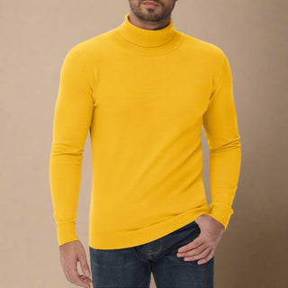 Turtleneck Sweater | Mens Business Casual Warm Knitted Jumper