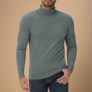 Turtleneck Sweater | Mens Business Casual Warm Knitted Jumper