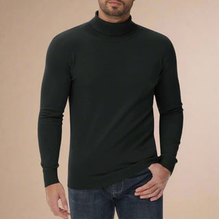 Turtleneck Sweater | Mens Business Casual Warm Knitted Jumper