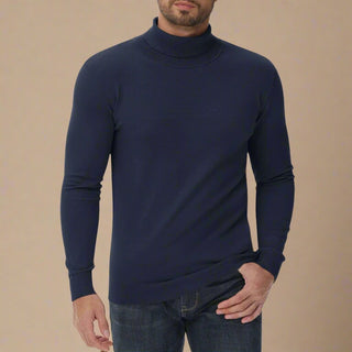 Turtleneck Sweater | Mens Business Casual Warm Knitted Jumper