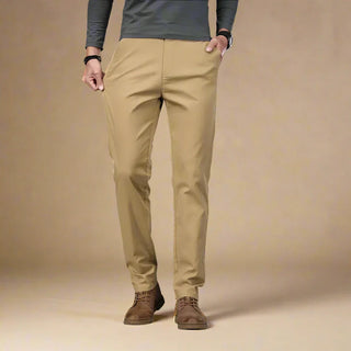 Chino Trousers | Business Casual Cotton Trousers for Men | Regular Fit