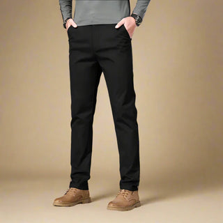 Chino Trousers | Business Casual Cotton Trousers for Men | Regular Fit