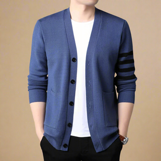 Ganti Cardigan | Men's Casual Knitted vest with V-neck and Button Closure