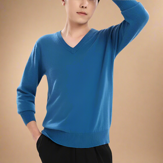 V-neck Jumper | Casual Chiq Knitted Sweater for Men