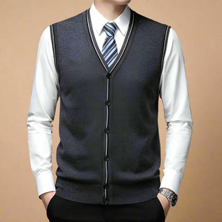 Cardigan | Casual Chic Spencer Cardigan with Buttons for Men