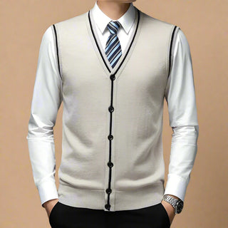 Cardigan | Casual Chic Spencer Cardigan with Buttons for Men