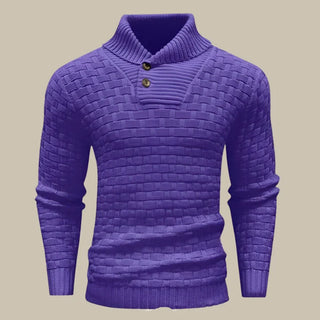 Turtleneck | Mens Casual Warm Knitted Cable Jumper