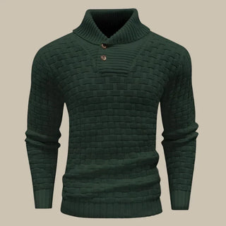 Turtleneck | Mens Casual Warm Knitted Cable Jumper