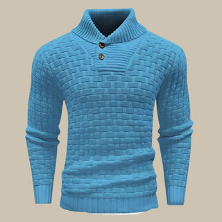 Turtleneck | Mens Casual Warm Knitted Cable Jumper