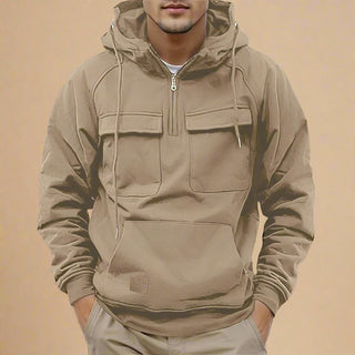 Hoodie | Casual Multi-Pocket Hooded Sweatshirt for Men