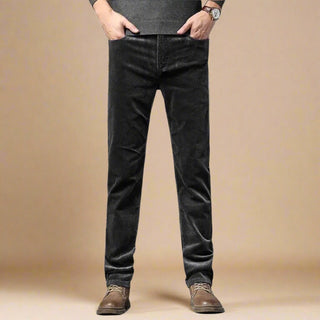 Cord Trousers | Casual stretch corduroy trousers for men | Regular fit