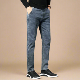 Classic Jeans | Casual Stretch wide leg jeans for Men | Regular Fit