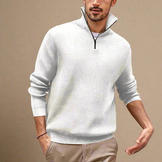 Half Zip Jumper | Casual Trendy Half Zip Funnel Neck for Men