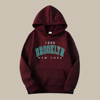 Graphic Hoodie | Casual USA Brooklyn Hooded Sweatshirt for Men