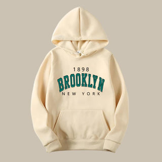 Graphic Hoodie | Casual USA Brooklyn Hooded Sweatshirt for Men