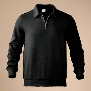 Polo Sweater | Casual Zip Polo for Men