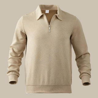 Polo Sweater | Casual Zip Polo for Men